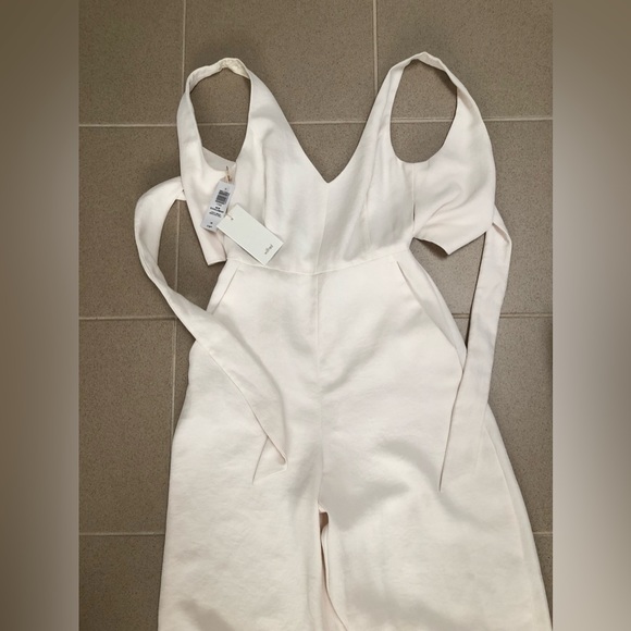 Aritzia Wilfred new ecoulement jumpsuit wide cropped leg size 00 - Picture 6 of 6